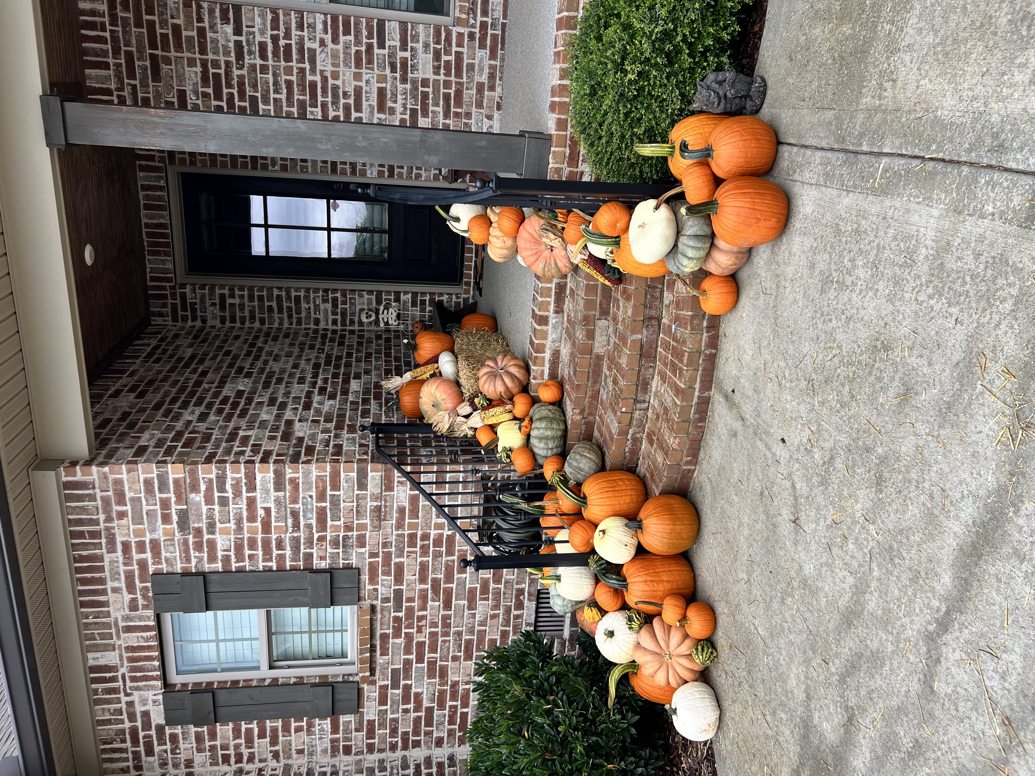 Autumn porch design